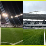 O gramado do...