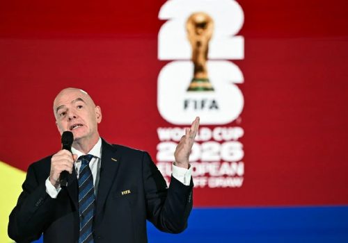 Presidente da Fifa, Gianni Infantino – FABRICE COFFRINI / AFP