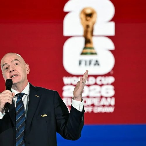 Presidente da Fifa, Gianni Infantino – FABRICE COFFRINI / AFP