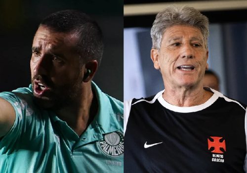 João Martins e Renato Portaluppi trocaram farpas em São Januário – Divulgação Palmeiras e ...