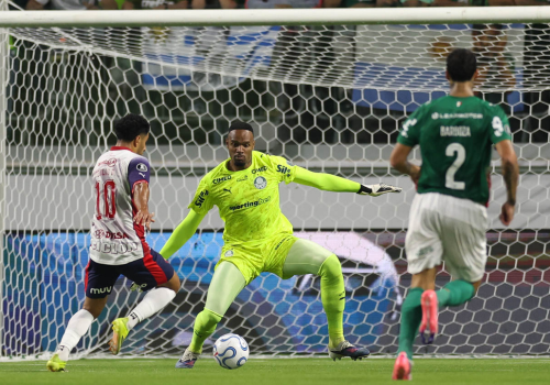 Carlos Miguel teve noite infeliz diante do Cerro Porteño (Cesar Greco/Palmeiras)