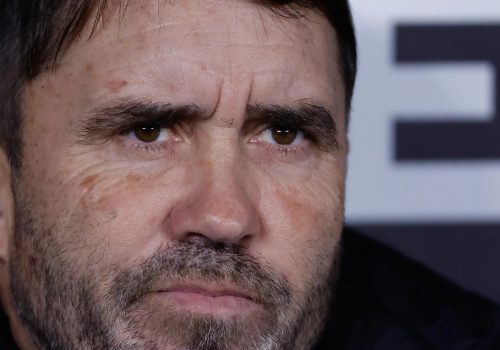 O River Plate de Eduardo Coudet foi eliminado de forma precoce na Sul-Americana – EFE/ Juan Ign...