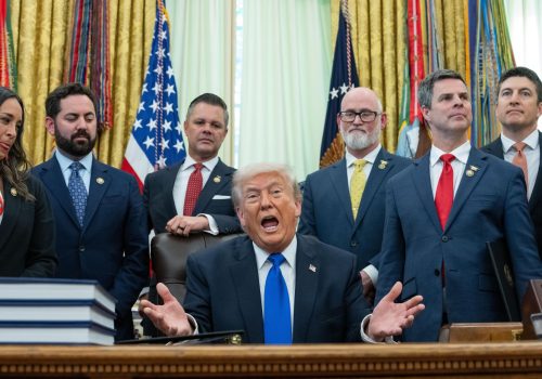 Trump deu declarações polêmicas em evento nesta sexta-feira, 17 - Aaron Schwartz/EFE
