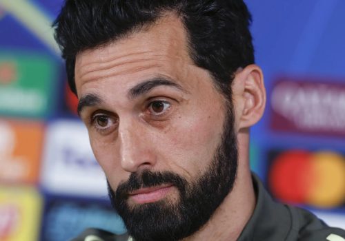 Arbeloa voltou a defender Vini Jr durante entrevista coletiva – EFE/ Javier Lizón