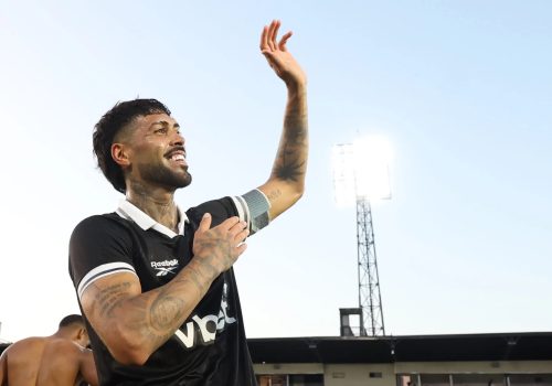 Barboza marcou um dos gols na vitória do Botafogo contra o Bragantino – Vítor Silva/Botafogo