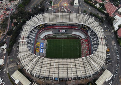 O imponente estádio Azteca, palco de duas finais de Copa do Mundo – EFE/ Sáshenka Gutiérrez