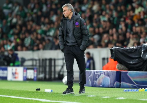 Luis Enrique, técnico do PSG – EFE/EPA/ANTONIO COTRIM