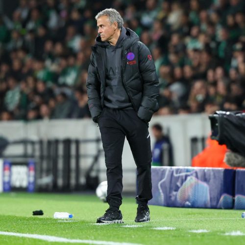 Luis Enrique, técnico do PSG – EFE/EPA/ANTONIO COTRIM