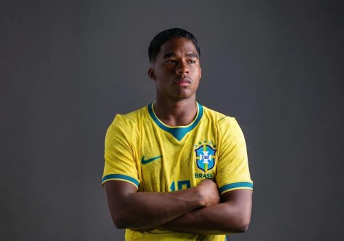 Endrick estreou pela seleção brasileira em 2023, com apenas 17 anos; foram dois jogos contra a ...