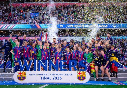 Barcelona conquistou a quarta Champions League feminina – Foto: Divulgação / FCBFemeni