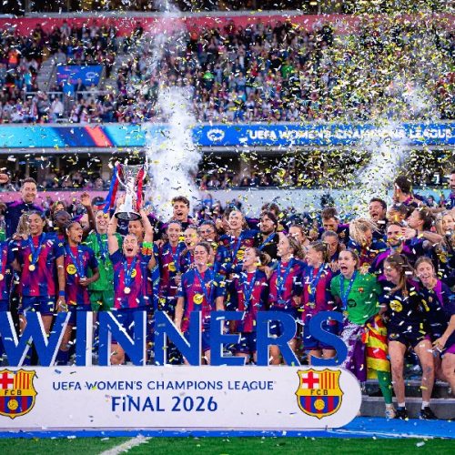 Barcelona conquistou a quarta Champions League feminina – Foto: Divulgação / FCBFemeni