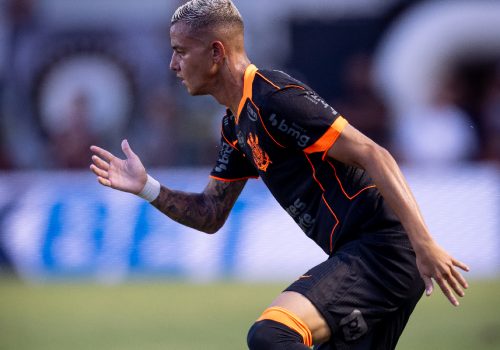 Kayke em ação contra o Santos – Rodrigo Coca/Agência Corinthians