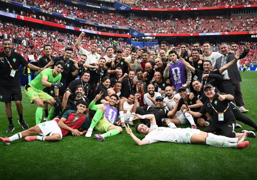 Marrocos está nas quartas de final da Copa do Mundo de 2026 (Reprodução/X/EnMaroc)