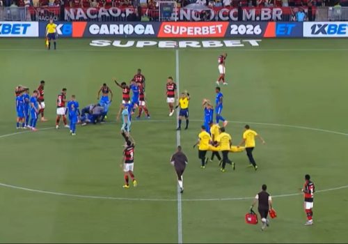 Alexandre, do Sampaio Correa, sofreu convulsão na derrota para o Flamengo no Maracanã – GeTV/...