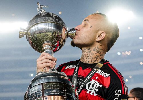 Everton Cebolinha comemora título da Libertadores do Flamengo (Reprodução/Instagram/evertonceb...