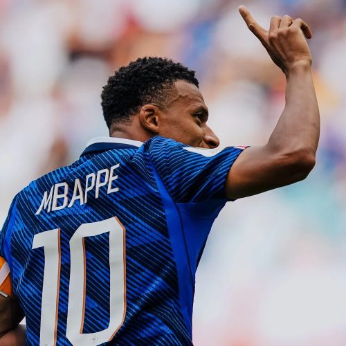 Mbappé marcou 22 gols em Copas do Mundo (Reprodução/X/equipedefrance)