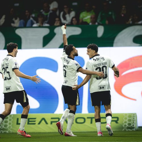 Atlético MG venceu o Palmeiras, no Nubank Parque (Foto: Pedro Souza/Atlético-MG)