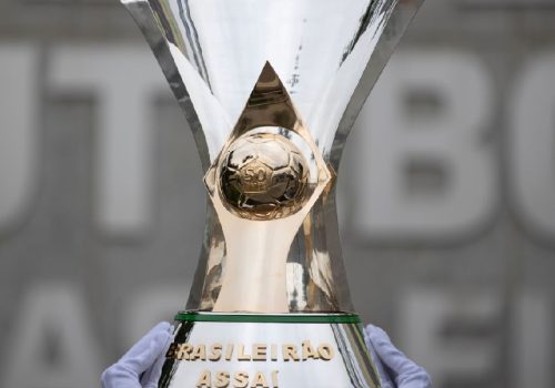 Troféu da Série A do Brasileirão. Foto: Lucas Figueiredo/CBF